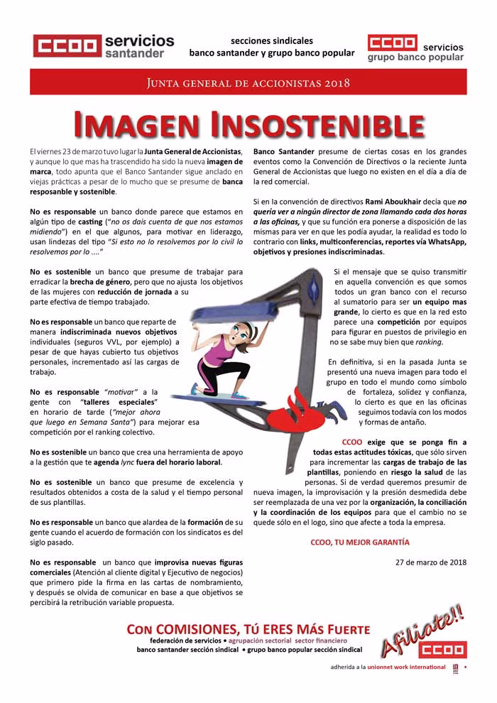 Imagen insostenible