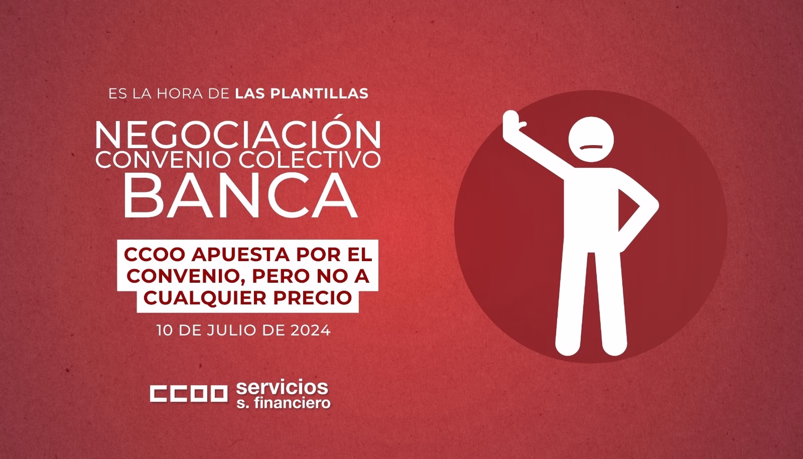 CCOO apuesta por el convenio de BANCA