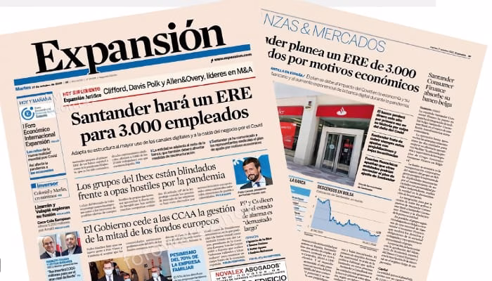 Ante la Noticia aparecida en prensa antes de la Junta General de Accionistas de Banco Santander: ASI NO