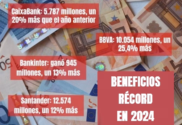CCOO reclama que los beneficios record de los bancos redunden en mejoras para las plantillas y la clientela