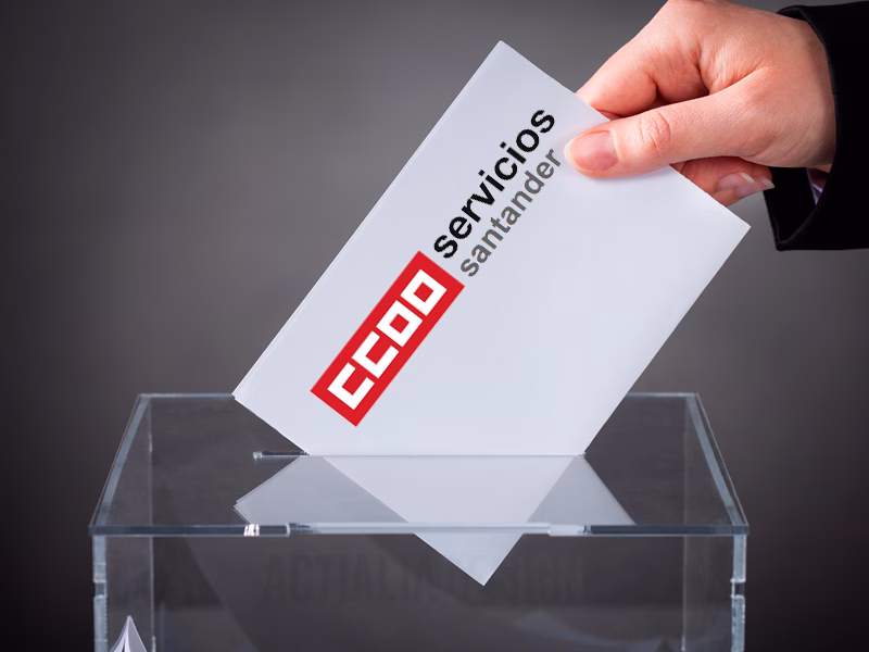 El 13 de febrero vota CCOO en Banco Santander